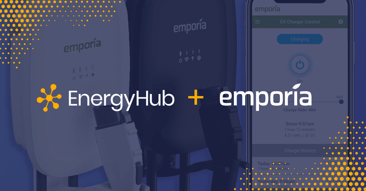 EnergyHub partners with Emporia to maximize utility customer hardware choice for EV managed charging programs
